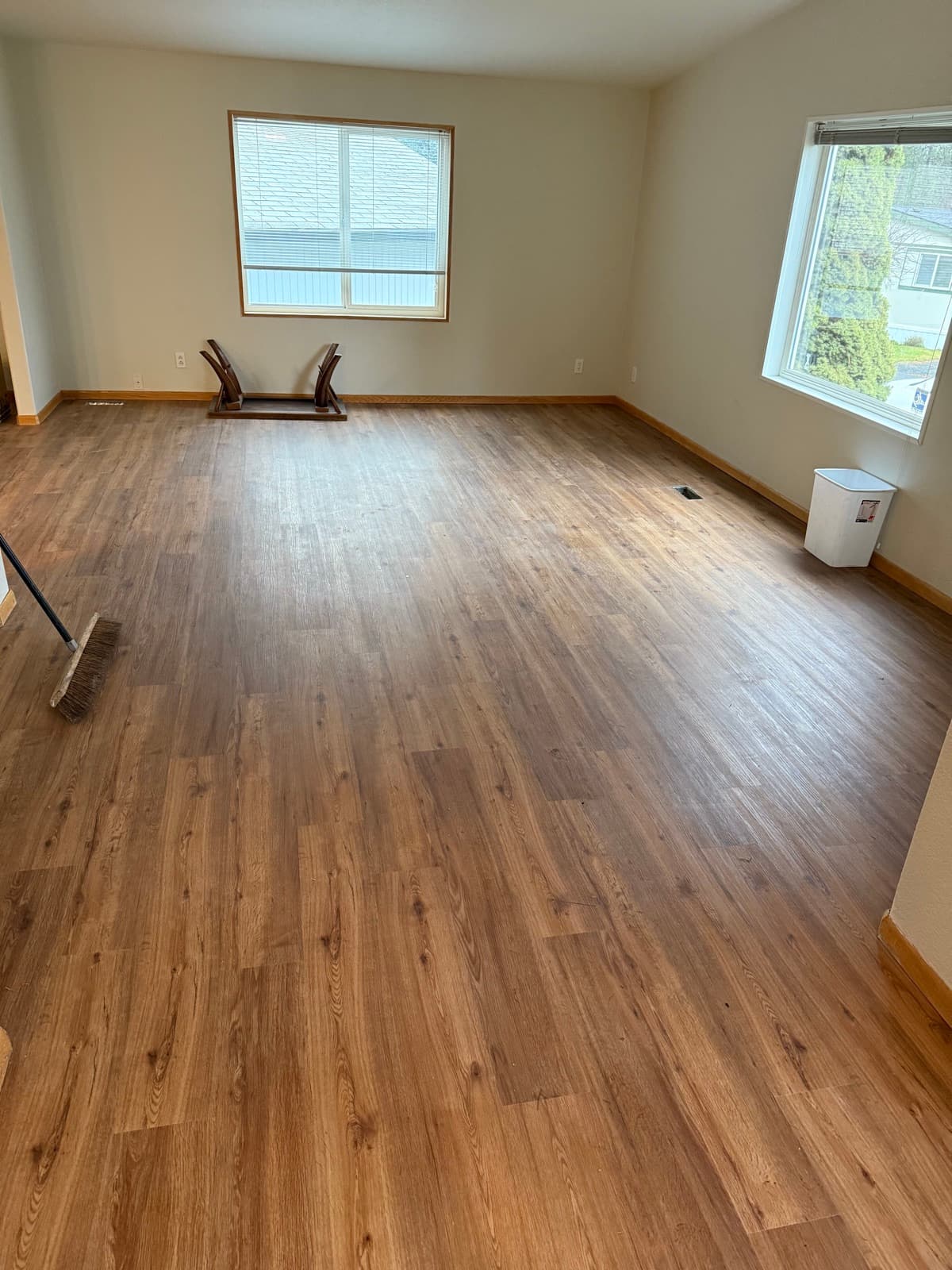 Engineered Hardwood flooring installed in Spokane, WA by Happy Feet Flooring